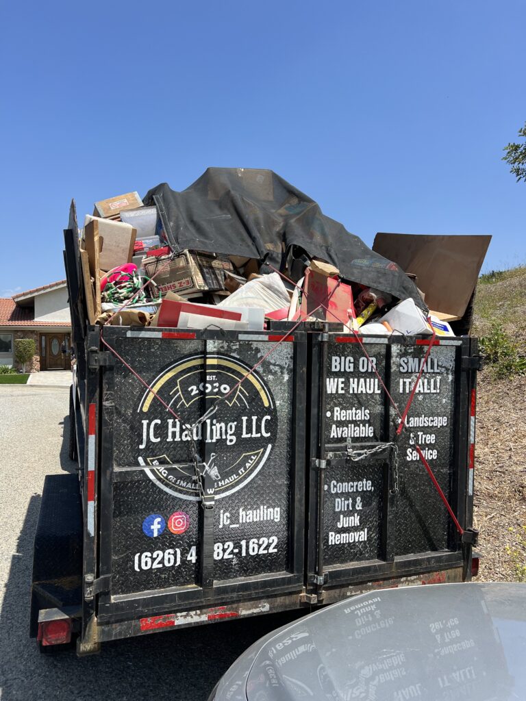 Yard waste removal in Rio Rancho by Junk Out Hauling LLC